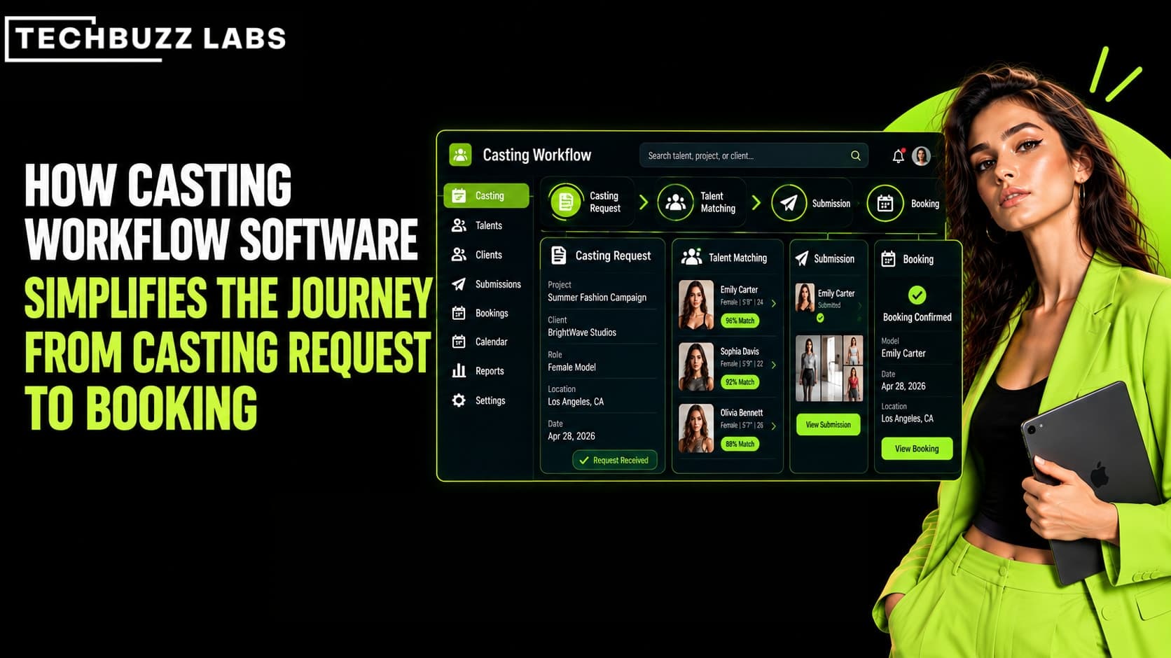 How Casting Workflow Software Simplifies the Journey From Casting Request to Booking